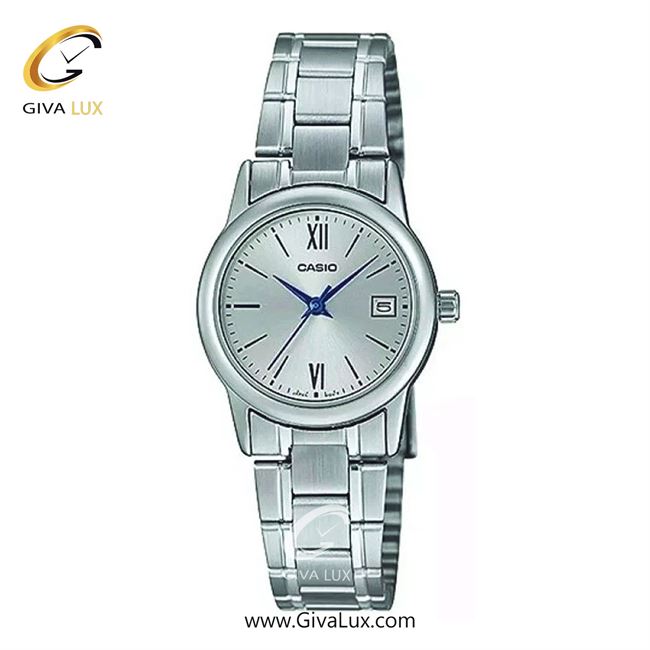 ساعت مچی اورجینال زنانه کاسیو Casio نقره ای | نقره ای| نقره ای| کد رفرنس LTP-V002D-7B3UDF