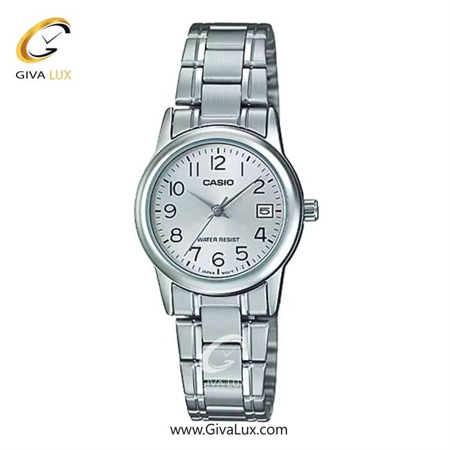 ساعت مچی اورجینال زنانه کاسیو Casio نقره ای | نقره ای| نقره ای| کد رفرنس LTP-V002D-7BUDF