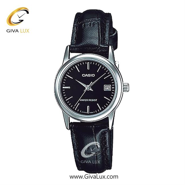 ساعت مچی اورجینال زنانه کاسیو Casio نقره ای | مشکی| مشکی| کد رفرنس LTP-V002L-1AUDF
