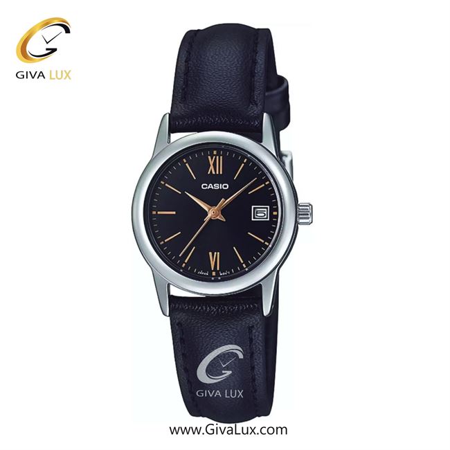 ساعت مچی اورجینال زنانه کاسیو Casio نقره ای | مشکی| مشکی| کد رفرنس LTP-V002L-1B3UDF