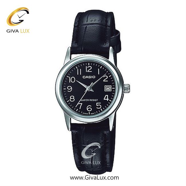 ساعت مچی اورجینال زنانه کاسیو Casio نقره ای | مشکی| مشکی| کد رفرنس LTP-V002L-1BUDF