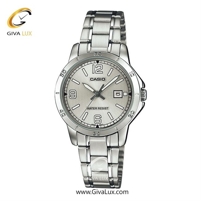 ساعت مچی اورجینال زنانه کاسیو Casio نقره ای | نقره ای| نقره ای| کد رفرنس LTP-V004D-7B2UDF