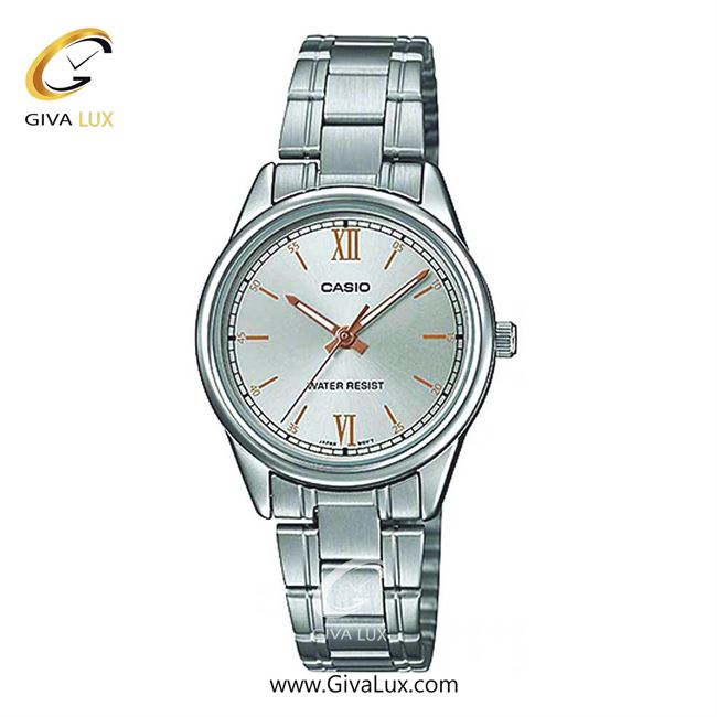 ساعت مچی اورجینال زنانه کاسیو Casio نقره ای | نقره ای| نقره ای| کد رفرنس LTP-V005D-7B2UDF