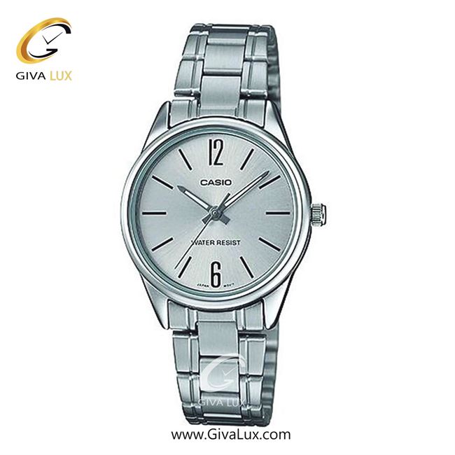 ساعت مچی اورجینال زنانه کاسیو Casio نقره ای | نقره ای| نقره ای| کد رفرنس LTP-V005D-7BUDF