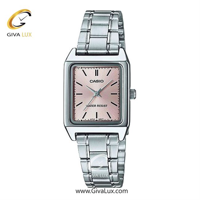ساعت مچی اورجینال زنانه کاسیو Casio نقره ای | نقره ای| صورتی| کد رفرنس LTP-V007D-4E