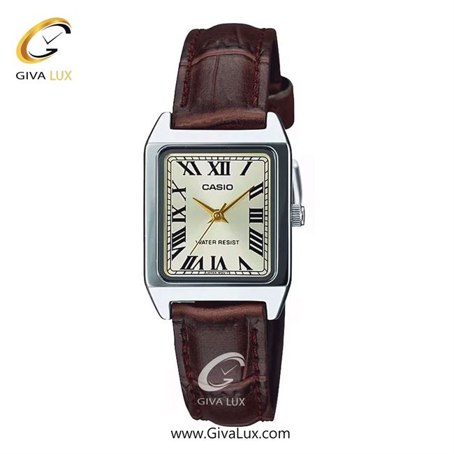 ساعت مچی اورجینال زنانه کاسیو Casio نقره ای | قهوه ای| زرد| کد رفرنس LTP-V007L-9BUDF