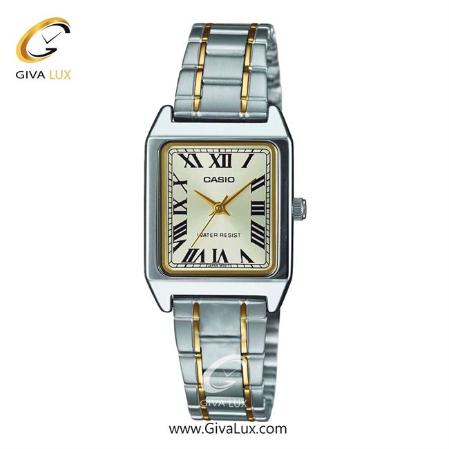 ساعت مچی اورجینال زنانه کاسیو Casio نقره ای | نقره ای-طلایی| زرد| کد رفرنس LTP-V007SG-9BUDF