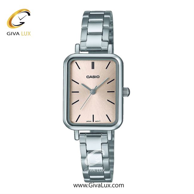 ساعت مچی اورجینال زنانه کاسیو Casio نقره ای | نقره ای| صورتی| کد رفرنس LTP-V009D-4E