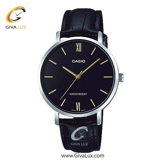 ساعت مچی اورجینال زنانه کاسیو Casio نقره ای | مشکی| مشکی| کد رفرنس LTP-VT01L-1BUDF