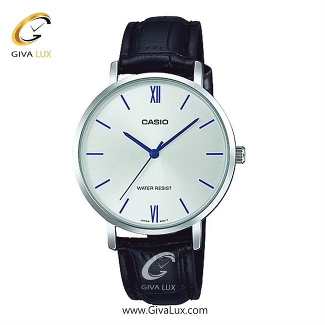 ساعت مچی اورجینال زنانه کاسیو Casio نقره ای | مشکی| نقره ای| کد رفرنس LTP-VT01L-7B1UDF