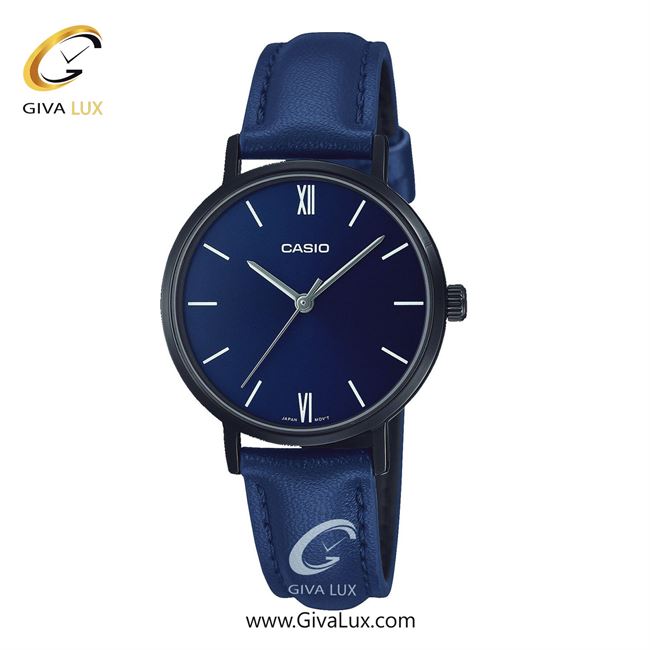 ساعت مچی اورجینال زنانه کاسیو Casio مشکی | آبی| آبی کاربنی| کد رفرنس LTP-VT02BL-2A