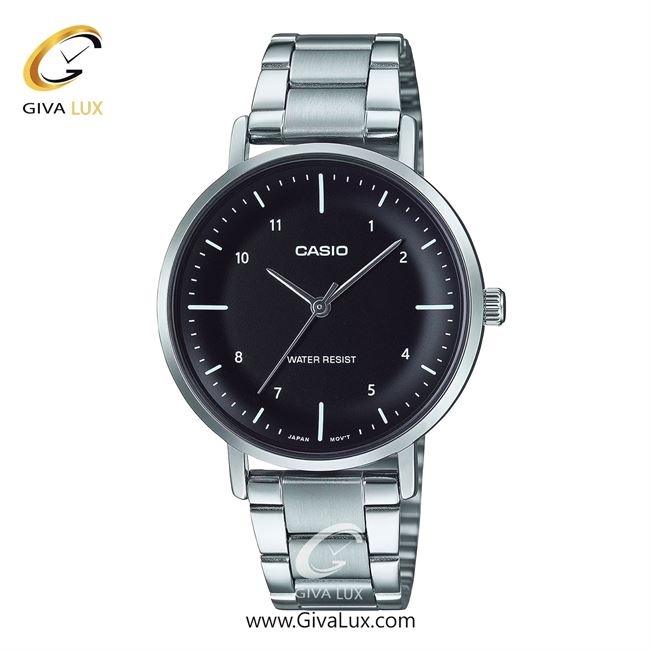 ساعت مچی اورجینال زنانه کاسیو Casio نقره ای | نقره ای| مشکی| کد رفرنس LTP-VT03D-1BDF