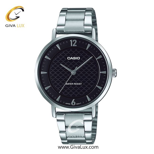 ساعت مچی اورجینال زنانه کاسیو Casio نقره ای | نقره ای| مشکی| کد رفرنس LTP-VT04D-1ADF
