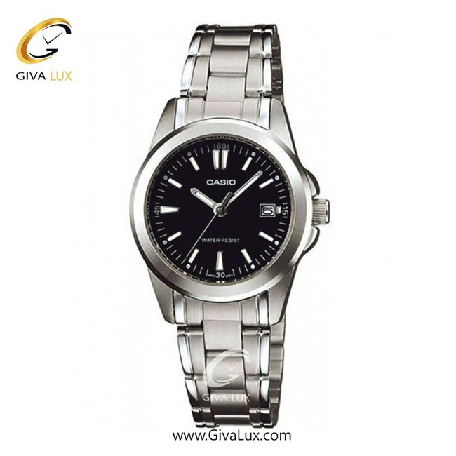 ساعت مچی اورجینال زنانه کاسیو Casio نقره ای | نقره ای| مشکی| کد رفرنس LTP-1215A-1A2