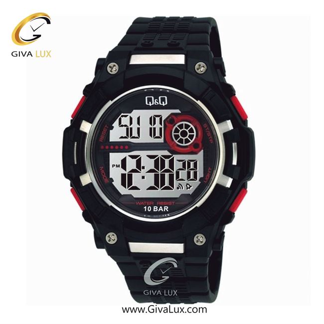 ساعت مچی اورجینال مردانه کیو اند کیو Q&Q مشکی | مشکی| مشکی| کد رفرنس M125J002Y