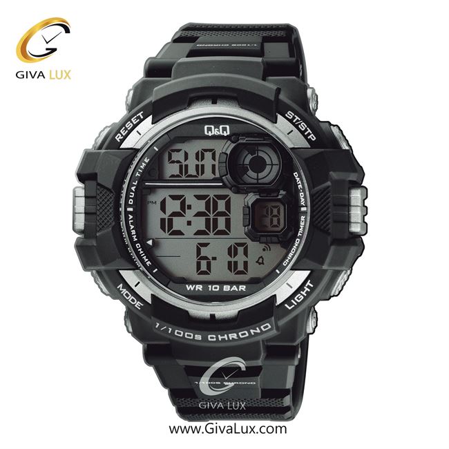 ساعت مچی اورجینال مردانه کیو اند کیو Q&Q مشکی-نقره ای | مشکی| مشکی| کد رفرنس M143J002Y