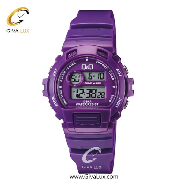 ساعت مچی اورجینال یونیسکس کیو اند کیو Q&Q بنفش | بنفش| بنفش| کد رفرنس M153J003Y