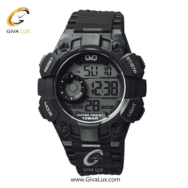 ساعت مچی اورجینال مردانه کیو اند کیو Q&Q مشکی | مشکی| مشکی| کد رفرنس M176J001Y