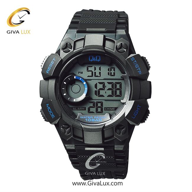 ساعت مچی اورجینال مردانه کیو اند کیو Q&Q مشکی | مشکی| مشکی| کد رفرنس M176J003Y