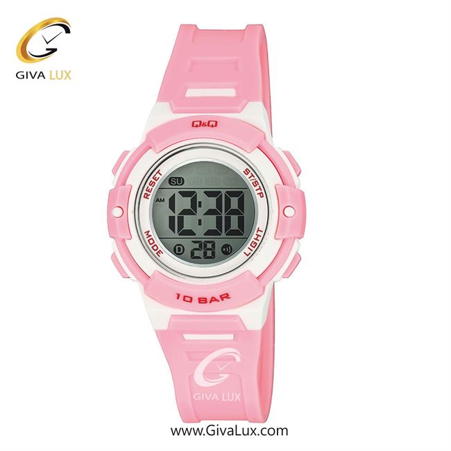 ساعت مچی اورجینال زنانه کیو اند کیو Q&Q سفید-صورتی | صورتی| سفید| کد رفرنس M185J004Y