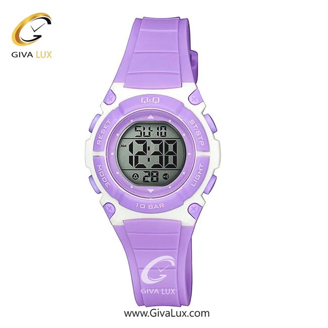 ساعت مچی اورجینال زنانه کیو اند کیو Q&Q بنفش-سفید | بنفش| بنفش| کد رفرنس M187J004Y