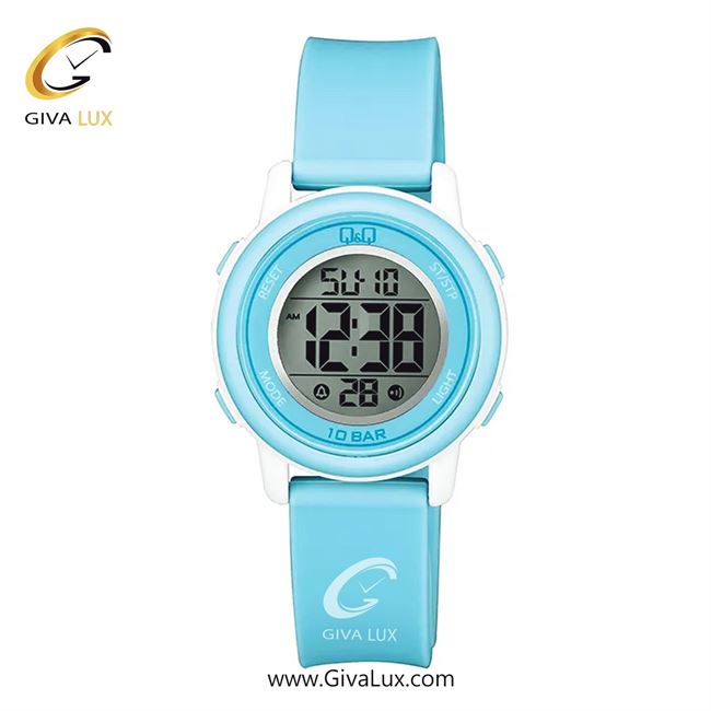 ساعت مچی اورجینال زنانه کیو اند کیو Q&Q سفید-آبی | آبی| آبی| کد رفرنس M208J006Y