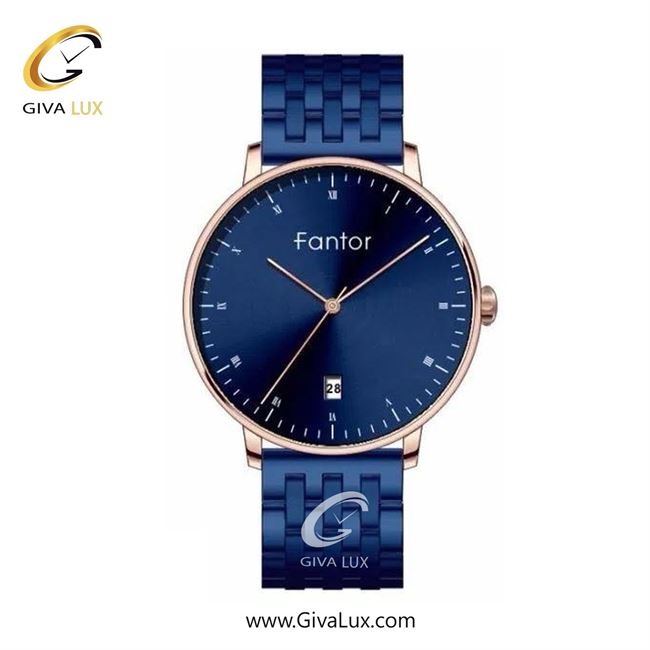 ساعت مچی اورجینال زنانه فانتور رزگلد | سرمه ای| سرمه ای| کد رفرنس MB1020-rgbl