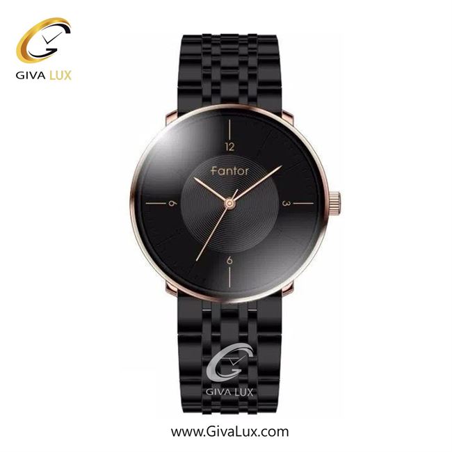 ساعت مچی اورجینال زنانه فانتور رزگلد | مشکی| مشکی| کد رفرنس MB1021-rgb