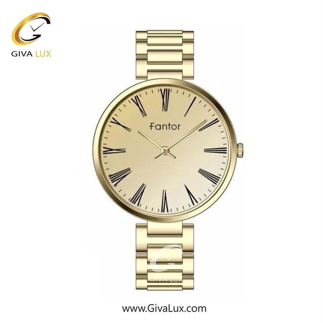 ساعت مچی اورجینال زنانه فانتور طلایی | طلایی| طلایی| کد رفرنس MB1025-g
