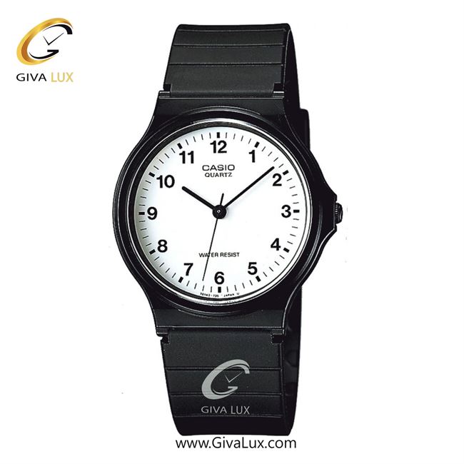 ساعت مچی اورجینال اسپرت-یونیسکس کاسیو Casio مشکی | مشکی| سفید| کد رفرنس MQ-24-7BLDF