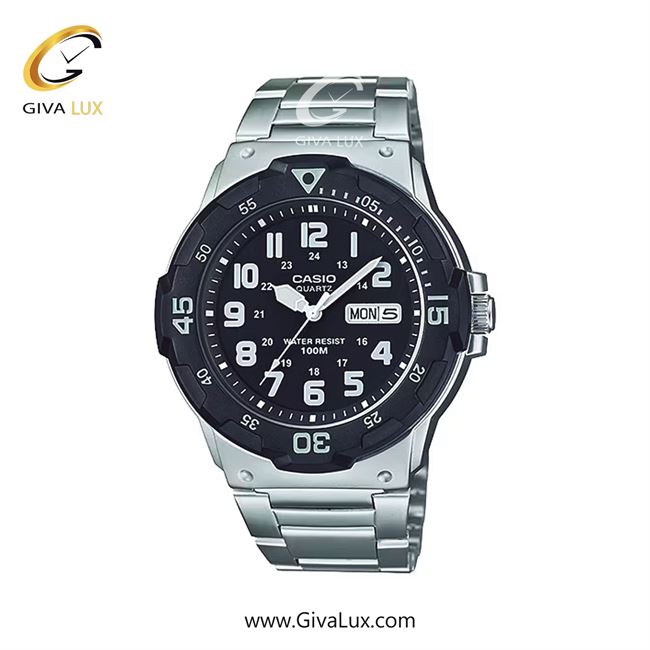 ساعت مچی اورجینال مردانه کاسیو Casio مشکی | نقره ای| مشکی| کد رفرنس MRW-200HD-1BVDF