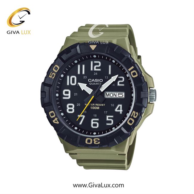 ساعت مچی اورجینال مردانه کاسیو Casio مشکی | سبز| مشکی| کد رفرنس MRW-210H-5AVDF