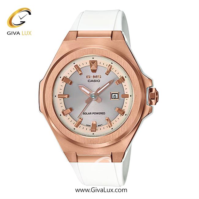 ساعت مچی اورجینال یونیسکس کاسیو Casio رزگلد | سفید| رزگلد| کد رفرنس MSG-S500G-7A2DR