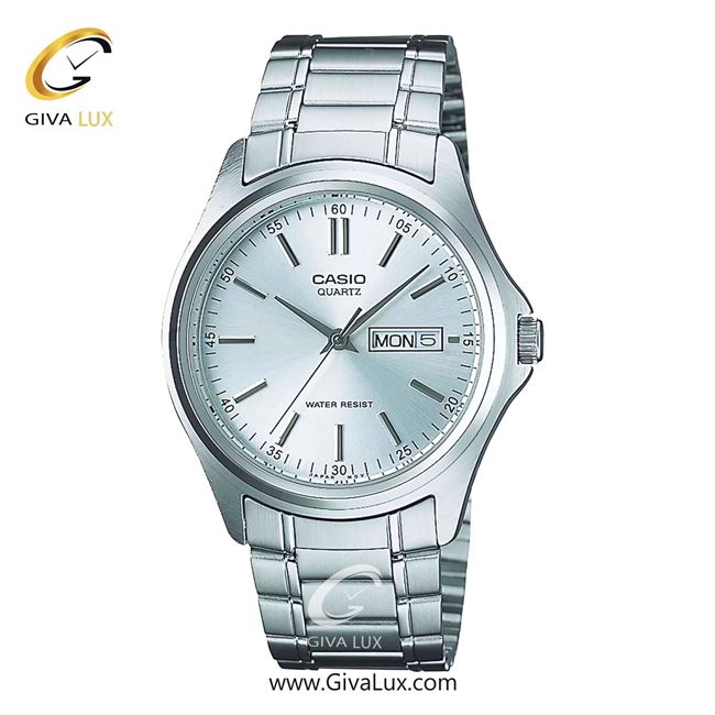 ساعت مچی اورجینال مردانه کاسیو Casio نقره ای | نقره ای| نقره ای| کد رفرنس MTP-1239D-7ADF