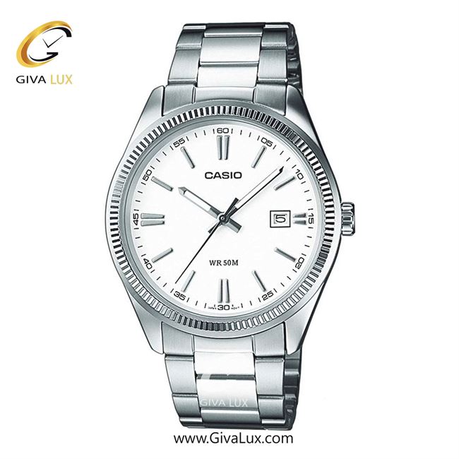 ساعت مچی اورجینال مردانه کاسیو Casio نقره ای | نقره ای| سفید| کد رفرنس MTP-1302D-7A1