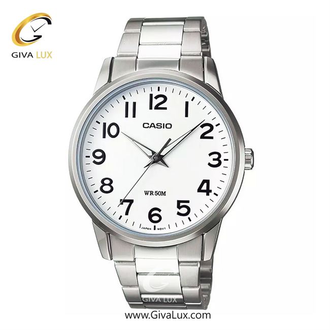 ساعت مچی اورجینال مردانه کاسیو Casio نقره ای | نقره ای| سفید| کد رفرنس MTP-1303D-7B