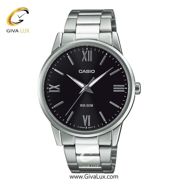 ساعت مچی اورجینال مردانه کاسیو Casio نقره ای | نقره ای| مشکی| کد رفرنس MTP-1303DD-1AVDF