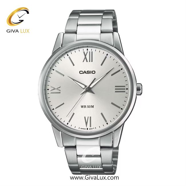 ساعت مچی اورجینال مردانه کاسیو Casio نقره ای | نقره ای| نقره ای| کد رفرنس MTP-1303DD-7AVDF