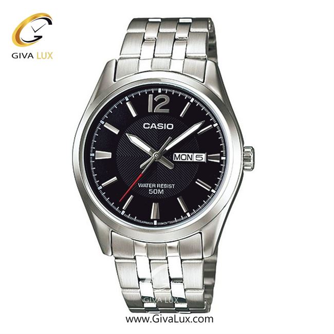 ساعت مچی اورجینال مردانه کاسیو Casio نقره ای | نقره ای| مشکی| کد رفرنس MTP-1335D-1AVDF