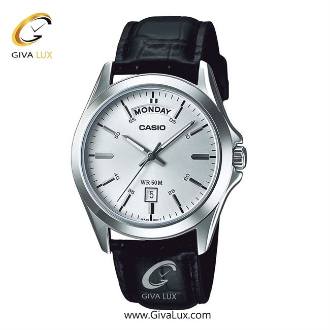 ساعت مچی اورجینال مردانه کاسیو Casio نقره ای | مشکی| نقره ای| کد رفرنس MTP-1370L-7AVDF