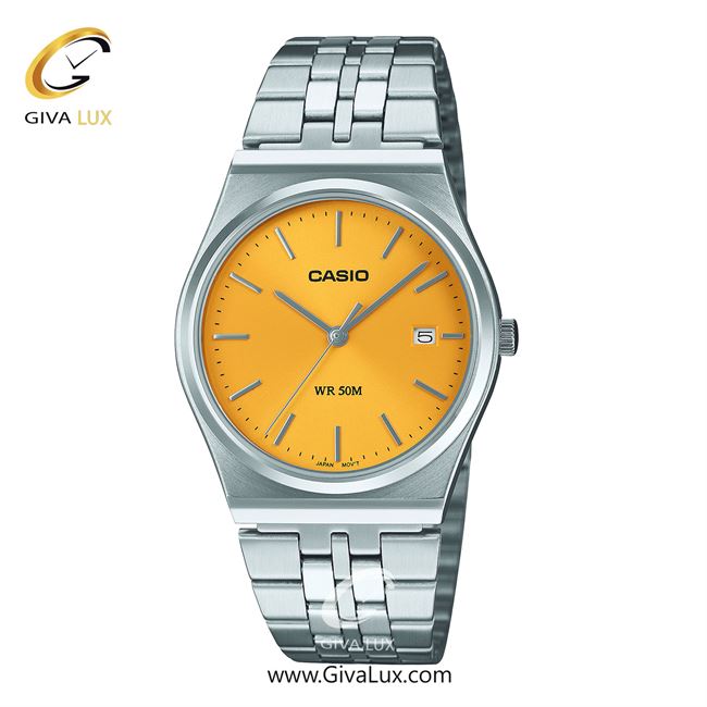 ساعت مچی اورجینال مردانه کاسیو Casio نقره ای | نقره ای| زرد| کد رفرنس MTP-B145D-9AVDF