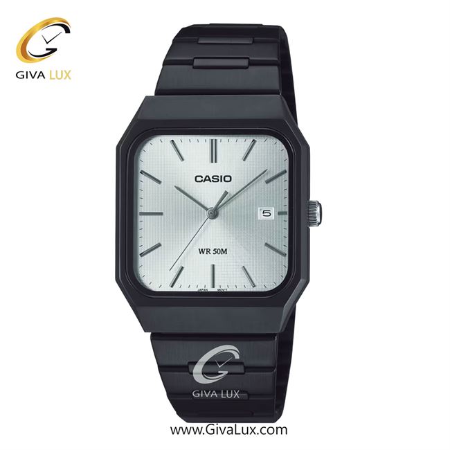 ساعت مچی اورجینال مردانه کاسیو Casio مشکی | مشکی| نقره ای| کد رفرنس MTP-B185B-7AVDF