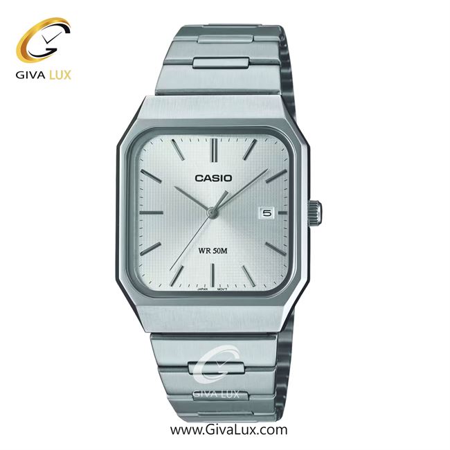 ساعت مچی اورجینال مردانه کاسیو Casio نقره ای | نقره ای| نقره ای| کد رفرنس MTP-B185D-7AVDF