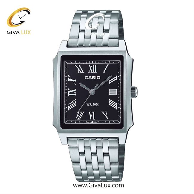 ساعت مچی اورجینال مردانه کاسیو CASIO  نقره ای | نقره ای| مشکی| کد رفرنس MTP-B190D-1BV