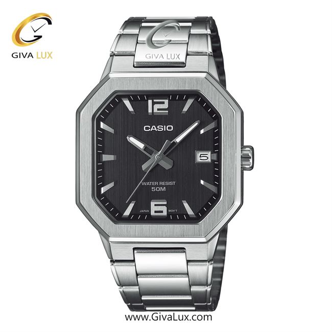 ساعت مچی اورجینال مردانه کاسیو CASIO  نقره ای | نقره ای| مشکی| کد رفرنس MTP-B195D-1AV