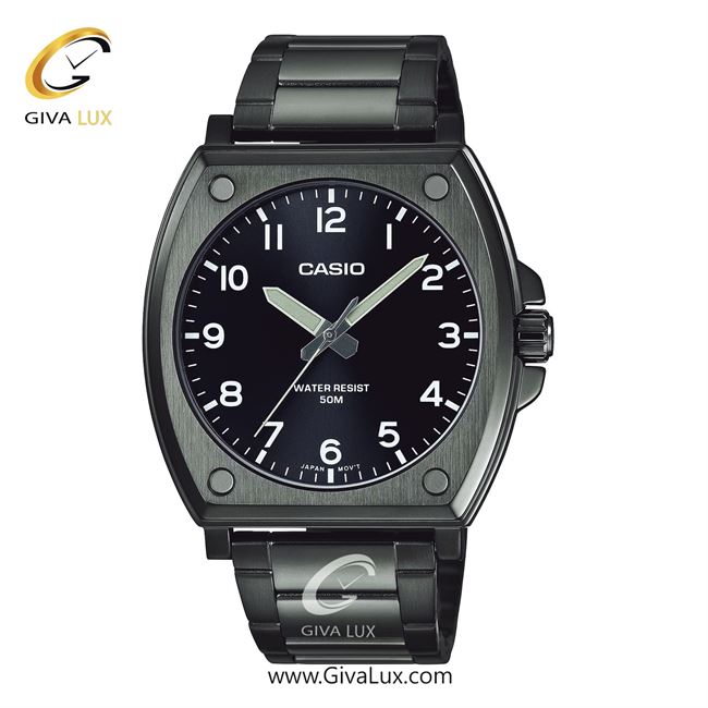 ساعت مچی اورجینال مردانه کاسیو Casio تیتانیوم | تیتانیوم(زغالی)| مشکی| کد رفرنس MTP-E730B-1AVDF