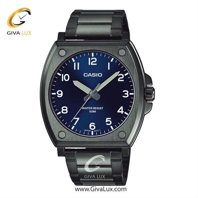 ساعت مچی اورجینال مردانه کاسیو Casio تیتانیوم | تیتانیوم(زغالی)| سرمه ای| کد رفرنس MTP-E730B-2AVDF