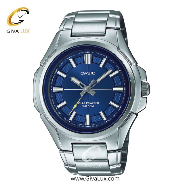 ساعت مچی اورجینال مردانه کاسیو Casio نقره ای | نقره ای| آبی| کد رفرنس MTP-RS100D-2AVDF
