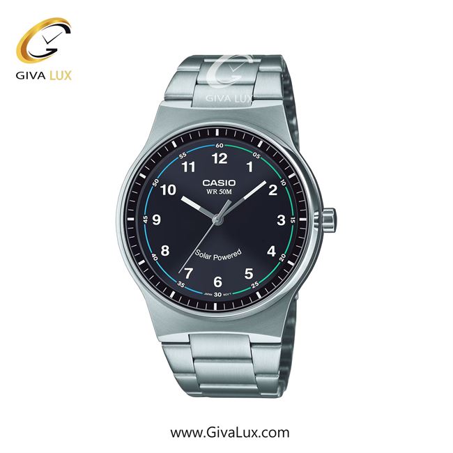 ساعت مچی اورجینال مردانه کاسیو Casio نقره ای | نقره ای| مشکی| کد رفرنس MTP-RS105D-1BVDF