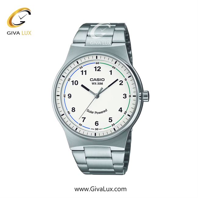 ساعت مچی اورجینال مردانه کاسیو Casio نقره ای | نقره ای| سفید| کد رفرنس MTP-RS105D-7BVDF